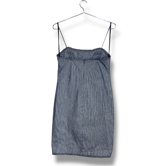 Vintage RALPH Ralph Lauren Spaghetti Strap Micro Check Dress - Picture 4 of 8